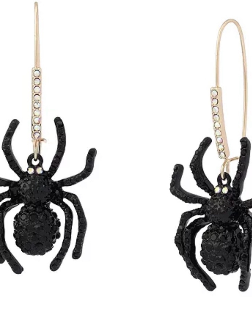 Betsy Johnson spider earrings Halloween 2026 - Picture 2 of 5
